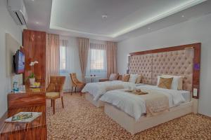Letto o letti in una camera di New Hotel