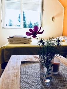 Ένα ή περισσότερα κρεβάτια σε δωμάτιο στο Apartmani Božana Vojinović