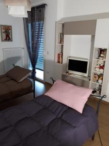 Кровать или кровати в номере Green Park