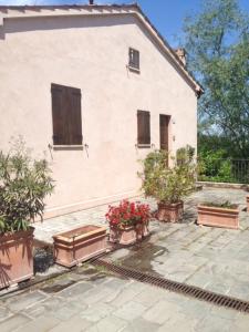 Zahrada ubytování House in Montegridolfo