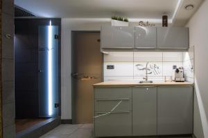Kuchyň nebo kuchyňský kout v ubytování Wellness Apartmán Relax