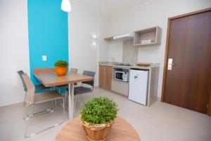 A cozinha ou cozinha compacta de Ilhas do Lago Eco Resort by WAM Experience