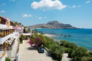 a view of the beach from a building at Horizon Beach Hotel in Plakias