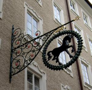 Fotografia z galérie ubytovania Hotel Schwarzes Rössl v destinácii Salzburg