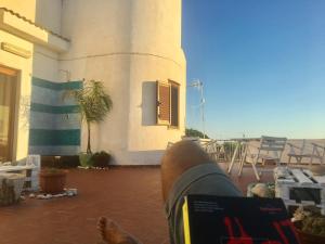 Balkón alebo terasa v ubytovaní La Terrazza Sul Mar Mediterraneo