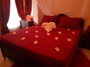 Postel nebo postele na pokoji v ubytování Sri Lancashire Guest House