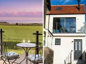 En balkon eller terrasse på Emblestones