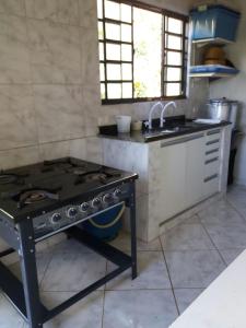 Кухня або міні-кухня у Pousada Dedo de Deus