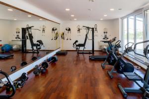 Fitness centrum a/nebo fitness zařízení v ubytování Hotel Sao Jose