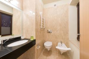Koupelna v ubytování Hotel Sonnenhof