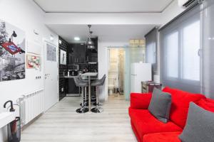 Kuchyň nebo kuchyňský kout v ubytování Argüelles Apartment