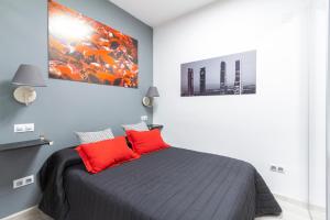 Postel nebo postele na pokoji v ubytování Argüelles Apartment