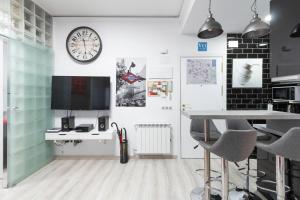 Kuchyň nebo kuchyňský kout v ubytování Argüelles Apartment