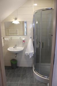 Vannituba majutusasutuses Hotel Pod Strzechą