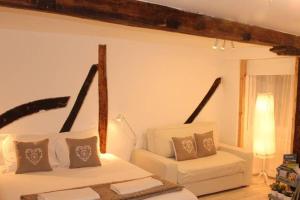 Łóżko lub łóżka w pokoju w obiekcie Bonito Apartamento Mundaka EBI-82
