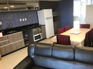 Dapur atau dapur kecil di Residencial Itapeva