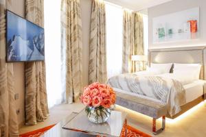 Μια τηλεόραση ή/και κέντρο ψυχαγωγίας στο Boutiquehotel Das Tyrol