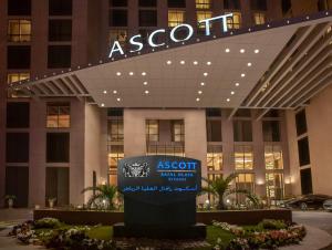 Znak przed budynkiem Scotts Authority w obiekcie Ascott Rafal Olaya Riyadh w Rijadzie