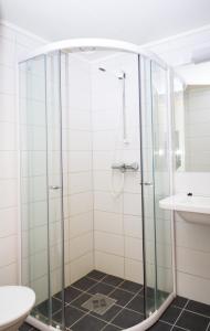 Koupelna v ubytování Tjeldsundbrua Hotel