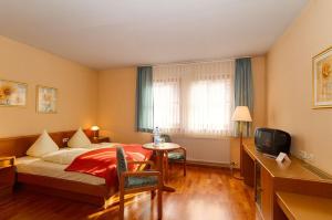 TV a/nebo společenská místnost v ubytování Hotel Tilman