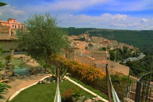 a view of a town from the balcony of a house at La Casa del Gelsomino in Ragusa