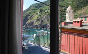 a view from a room with a view of the water at MADA Charm Apartments Terrace&Carugio in Vernazza