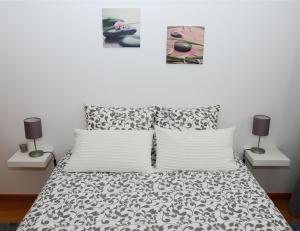 Postel nebo postele na pokoji v ubytování Giestal Terrace