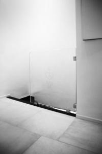 an open door with a mirror in a room at MADA Charm Apartments Terrace&Carugio in Vernazza