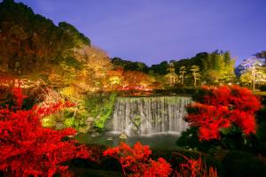 a park filled with lots of flowers and trees at Hotel New Otani Tokyo The Main in Tokyo