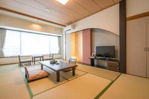 Televízia a/alebo spoločenská miestnosť v ubytovaní New Welcity Yugawara