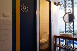 Baðherbergi á Spinomad hostel