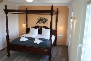 Letto o letti in una camera di Hotel Bannewitz B&B