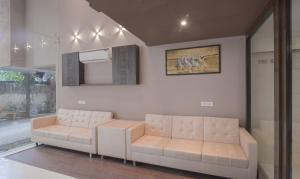 Posezení v ubytování Hotel West Blue