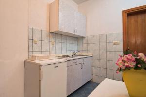 Kuchyň nebo kuchyňský kout v ubytování Apartmani Jogunica