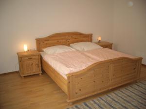 Letto o letti in una camera di Appartements Hirner