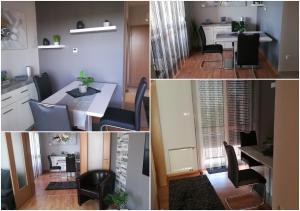 Kuchyňa alebo kuchynka v ubytovaní Csabai Apartman