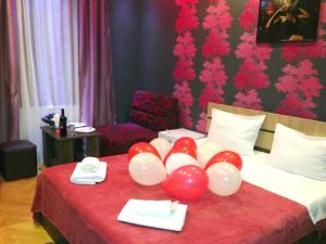 Кровать или кровати в номере Bonus Hotel