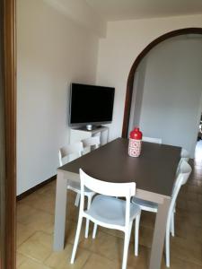 A television and/or entertainment centre at dreams on the sea