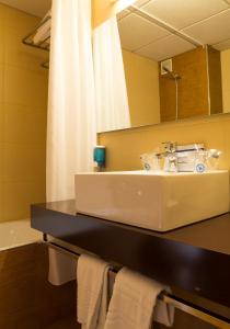 Koupelna v ubytování Hotel La Rápita