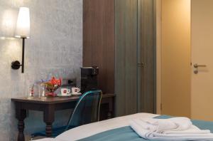 Letto o letti in una camera di Hotel Memories Budapest