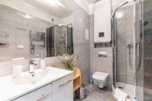 Kúpeľňa v ubytovaní Apartamenty Stylowe Zakopane