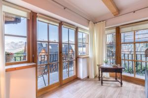 Balkón alebo terasa v ubytovaní Apartamenty Stylowe Zakopane