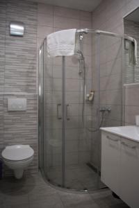 Bilik mandi di Apartments and Rooms Lux