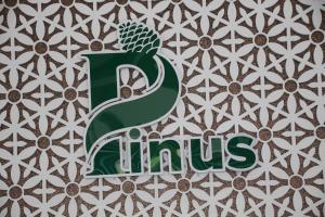 Certifikát, hodnocení, plakát nebo jiný dokument vystavený v ubytování Pinus Hotel