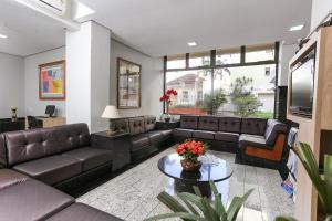 A seating area at Hotel Suárez São Leopoldo