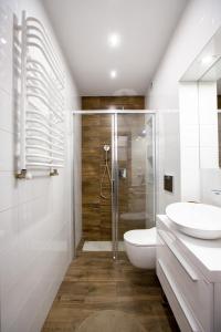 Kúpeľňa v ubytovaní Apartament nad morzem + 8 fotografií