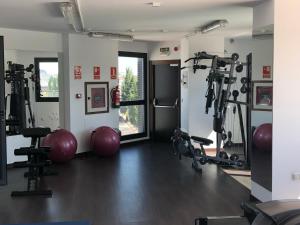 Fitness centrum a/nebo fitness zařízení v ubytování Hotel Río Hortega