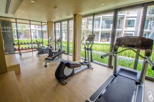 Fitness centrum a/nebo fitness zařízení v ubytování 23 Degree Khaoyai 2 Bedroom Tropical style