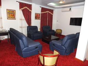 Et sittehjørne på Mawuli Hotel