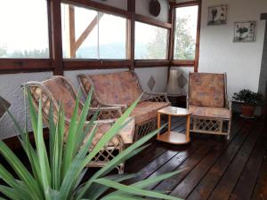 Posezení v ubytování Ferienwohnung Öller